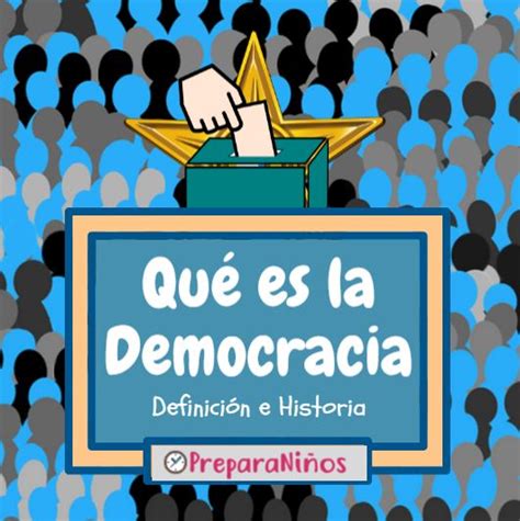 ¿qué Es La Democracia Definición Y Concepto Explicado Para Niños