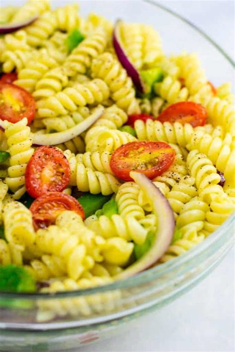 Easy Vegan Pasta Salad Recipe Build Your Bite