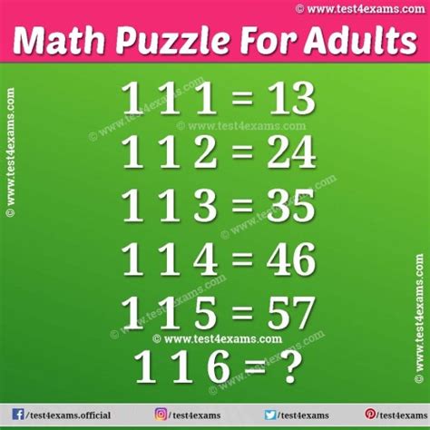 Logical Reasoning Math Puzzle With Answer Logic Puzzle Test 4 Exams