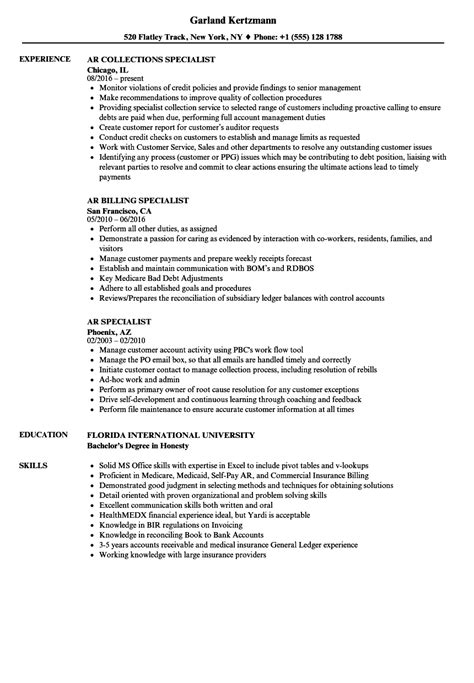 20+ accounts receivable specialist resume samples to customize for your own use. Accounts Receivable Specialist Job Description For Resume ...