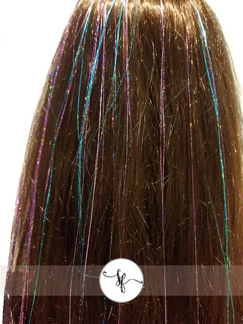 40 Hair Tinsel 100 Strands Sparkling Teal Splash Of Fantasy