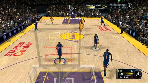 Nba 2k11 Mj Legend Jordan Vs Lakers Youtube