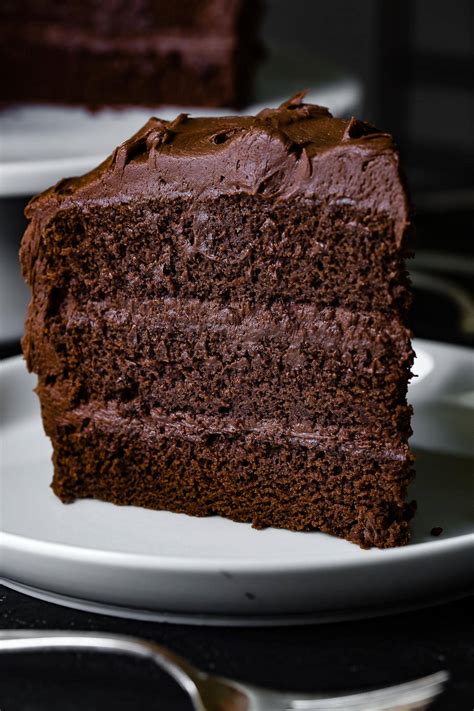 Perfectly Moist Chocolate Cake Recipe Homemade Oh Sweet Basil
