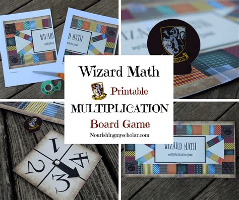 But if you're not interested in a printable game, there are tons of card games can be such a simple way to practice. Wizard Math Printable Multiplication Board Game | Multiplication, Math games, Math facts
