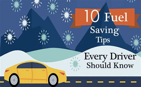 Ten Fuel Saving Tips Every Driver Should Know Infographic Industry Tap