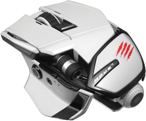 Mad Catz Mous 9 White Wireless Gaming Mouse For Pc
