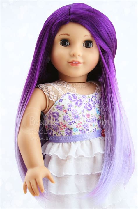 Elegance Wig Amethyst American Girl Doll Hairstyles Custom