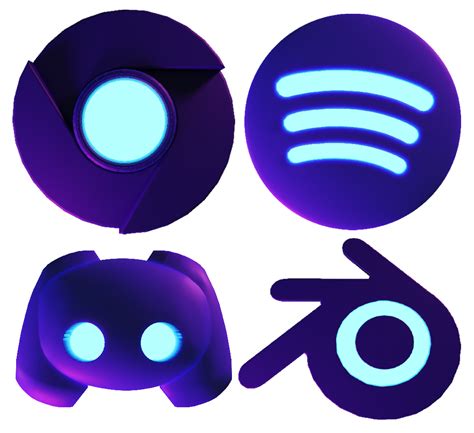 Made Some Custom Desktop Icons Rblender