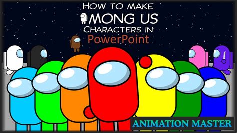 How To Make Among Us Characters In Powerpoint Youtube