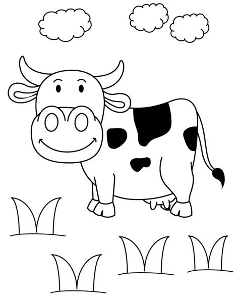 Desenhos de Vaca para Colorir e Imprimir SÓ ESCOLA
