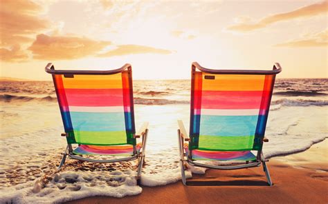 44 Summer Beach Chairs Desktop Wallpaper Wallpapersafari