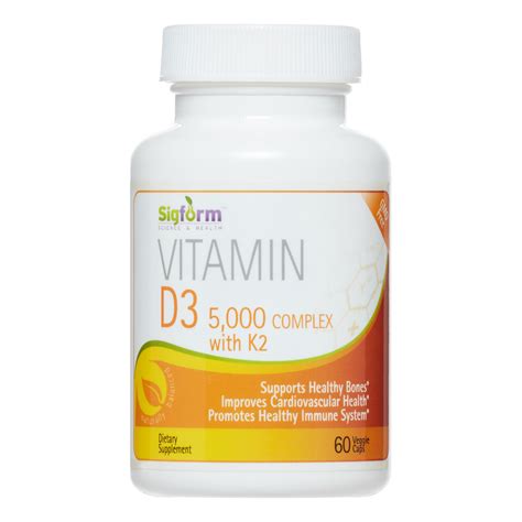 Association of hypogonadism with vitamin d status: Sigform Vitamin D3 5000 IU Complex Capsules, 60 Ct ...