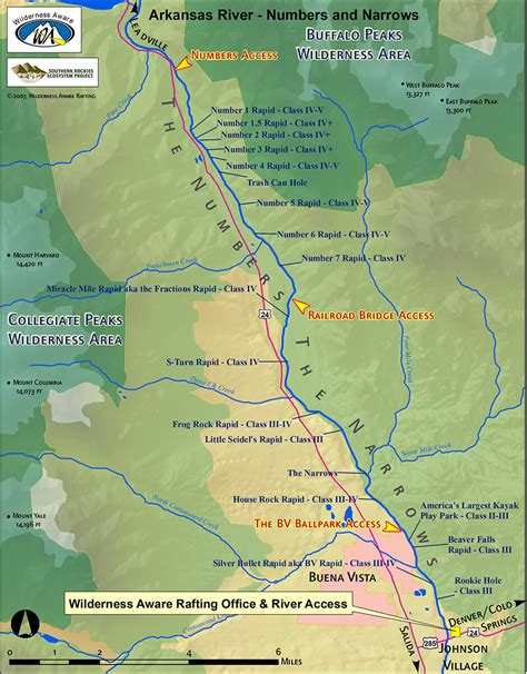 Arkansas River Map Colorado