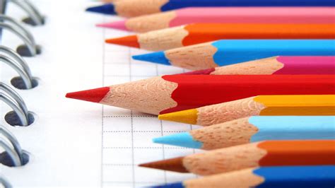 Wallpaper Colorful Macro Paper Pencils Color Hand Pencil