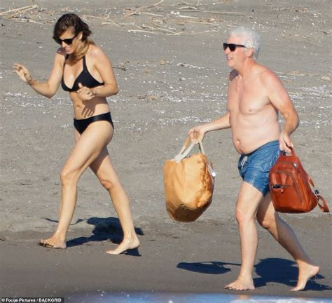 Richard Gere Goes Shirtless On The Beach Alongside His Bikini Clad Wife