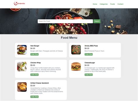 Online Food Ordering System In Php With Source Code Source Code My