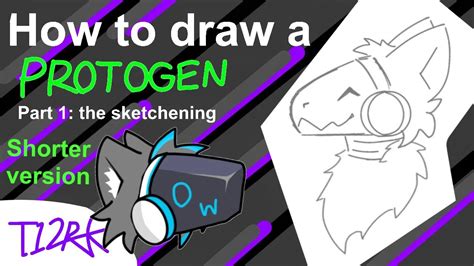 How To Draw A Protogen Part 12 Short Version Youtube