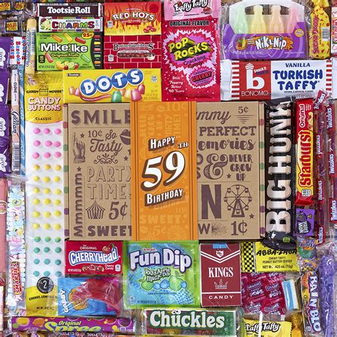 buy vintage candy co retro birthday candy t boxes assorted nostalgia candies variety from