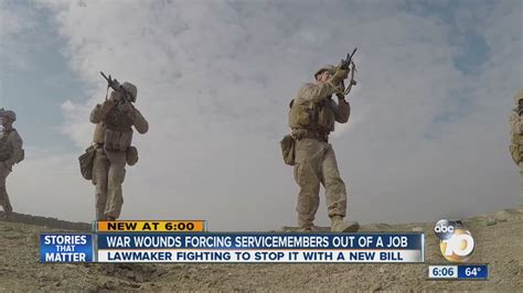 War Wounds Forcing Servicemembers Out Of A Job Youtube