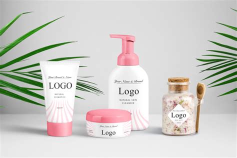 beauty product label design