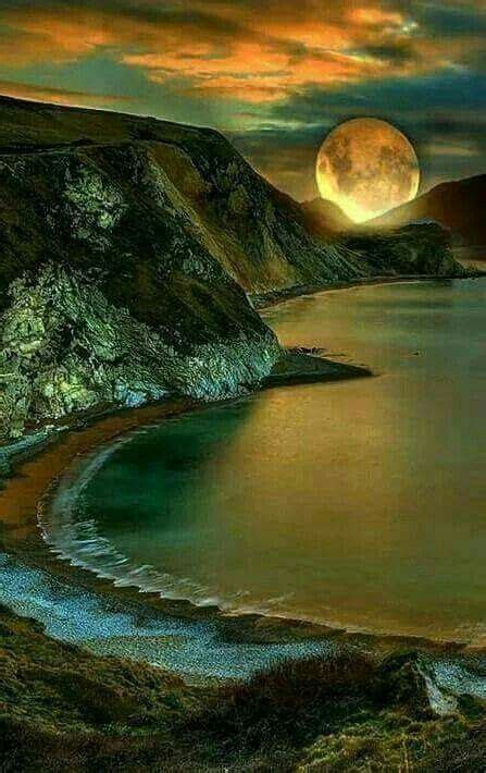 Pin by Toñi P Loro on La luna el sol y bellos atardeceres Beautiful landscapes Nature