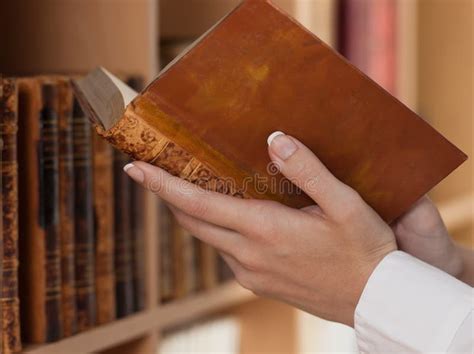 Woman Hands Holding Ancient Books Stock Image Image Of Reader