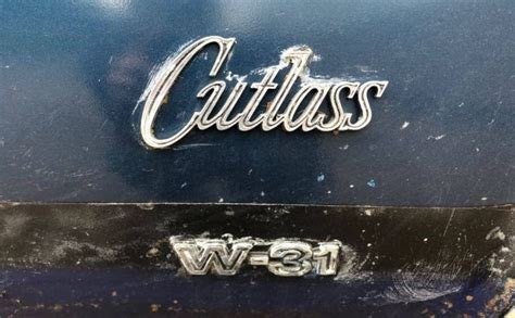 W 31 Four Speed 1970 Oldsmobile Cutlass Barn Finds