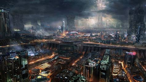 Cyberpunk Landscape X Scifi City Cyberpunk City Futuristic