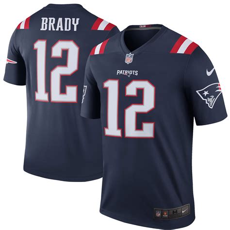 Nike Tom Brady New England Patriots Navy Color Rush Legend Jersey