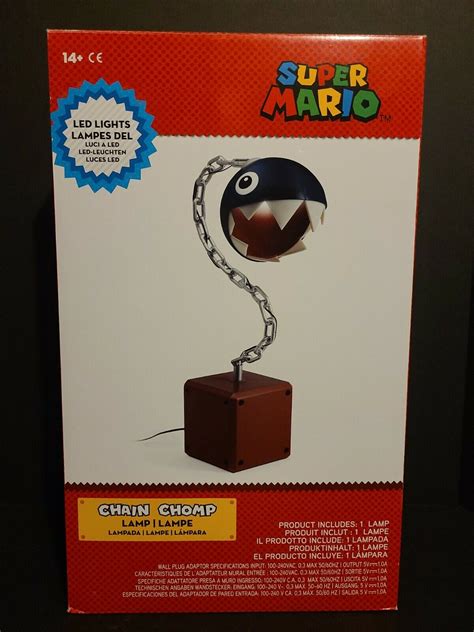 Super Mario Chain Chomp Lamp Super Rare New Sealed Ebay