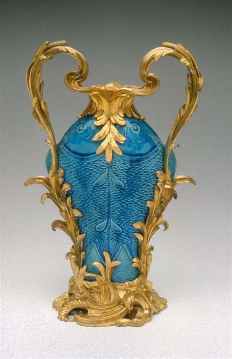 Mounted Double Fish Vase Museum Of Fine Arts Boston