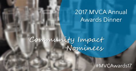 2017 mvca annual awards dinner community impact award nominees