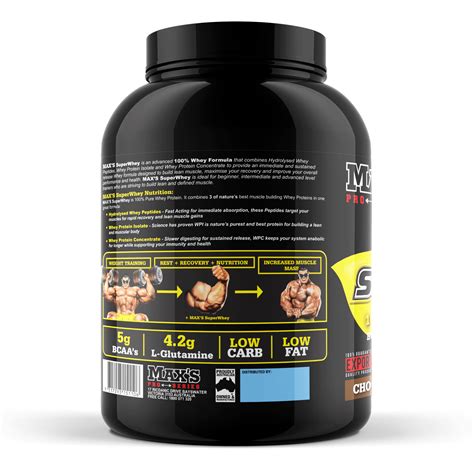 Maxs Super Whey Pure 100 Whey Protein Maxs Protein Official™