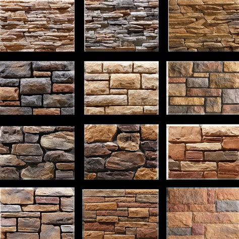 Faux Stone Panel Artificial Exterior Wall Stone Cladding Stone Veneer