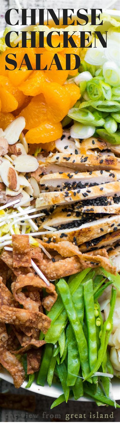best chinese chicken salad recipe ~ easy and delicious recipe recipes chicken salad