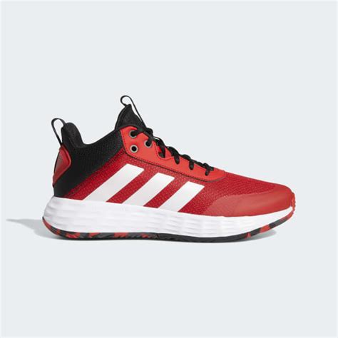 Adidas Ownthegame Shoes Red Mens Basketball Adidas Us