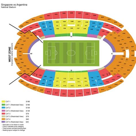 Singapore National Stadium Seating Chart