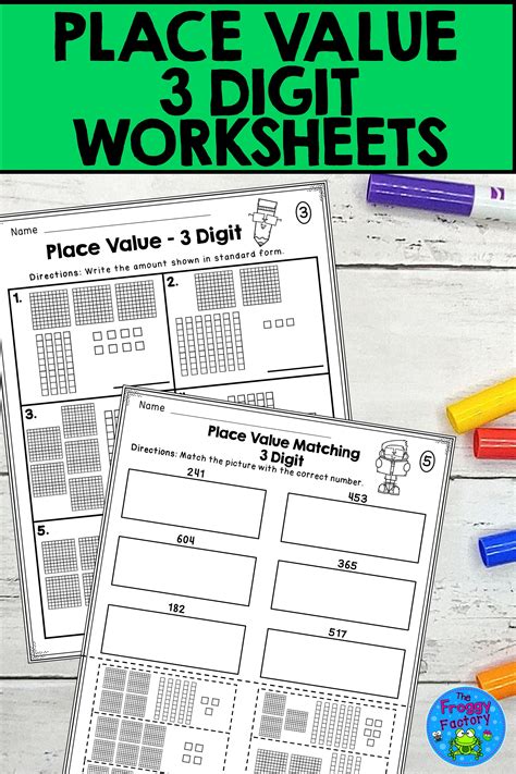 Place Value Worksheets 3 Digit Place Value Place Value Worksheets