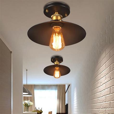 Softer ceiling lighting for example is great in areas where relaxing is important, whereas chandeliers and stylish pendant lights can create a centrepiece in any area of the home. E26/E27 Industrial Ceiling Light Pendant Fixture Lamp Home ...