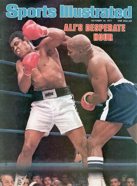 Muhammad Ali 1977 Wbcwba Heavyweight Title Sports Illustrated Cover By