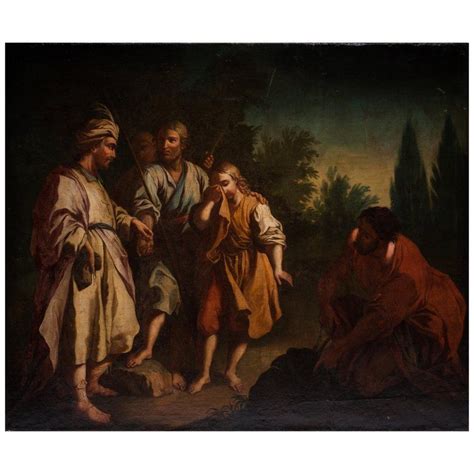 18th Century Bible Scene Painting Joseph Genesis Book Of Genesis 18th