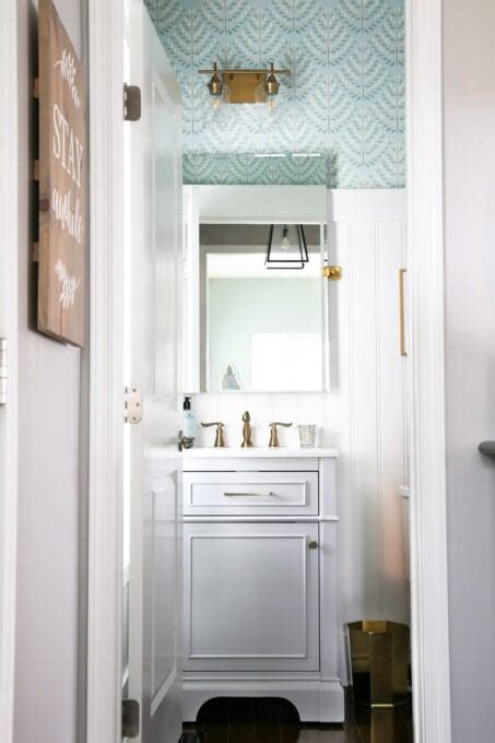 7 Small Powder Room Ideas For A Beautifully Decorated Half Bath Abby