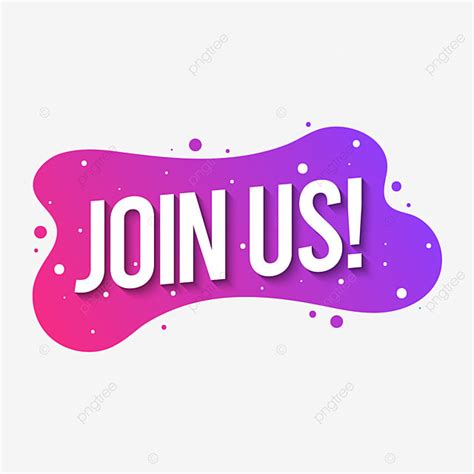 Join Us Vector Design Images Join Us Sign Banner Join Us Join Us