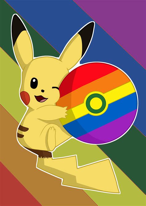 Artstation Pikachu Lgbt Flags