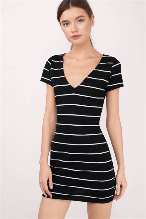 Find many great new & used options and get the best deals for black & white striped stockings beetle juice beetlejuice halloween fancy dress at the best online prices at ebay! Bodycon Dresses | Tight Dress, White Lace, Sexy Black ...