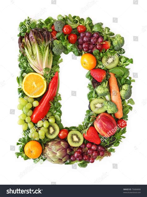 Vanilla bean, velvet pink banana, voavanga. Fruit And Vegetable Alphabet - Letter D Stock Photo ...