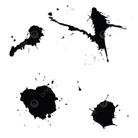 Ink Splash Dots Element Ink Splash Dot Png And Vector With