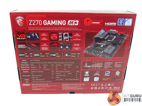 Msi Z270 Gaming M3 Motherboard Review Kitguru Part 2