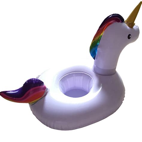 Life jackets are necessary for people who do not know how to swim. FLOATY Mini Inflatable Unicorn Cup Floating Drink Holder ...