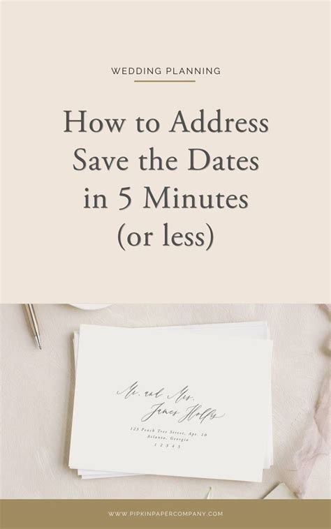How To Address Save The Dates Addressing Wedding Invitations Save